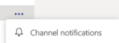 teams turn off channel notifications
